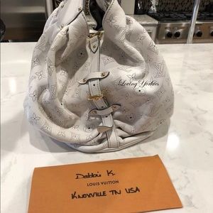 Louis Vuitton Mahina Xl Gris